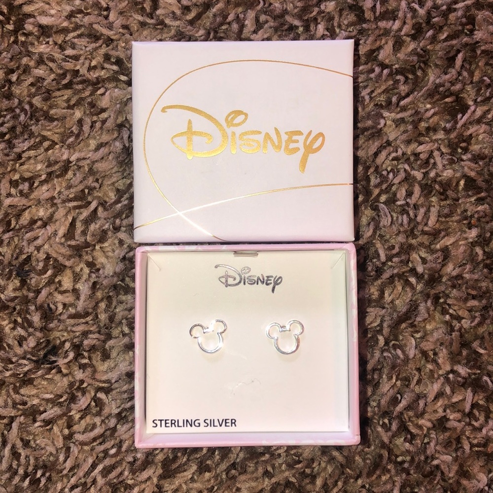 Disney Sterling Silver Mickey Earrings
